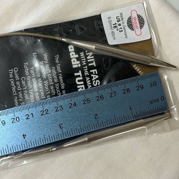 Knitting Needles Skacel Addi Turbo. Size US 13 16” - Picture 2 of 4